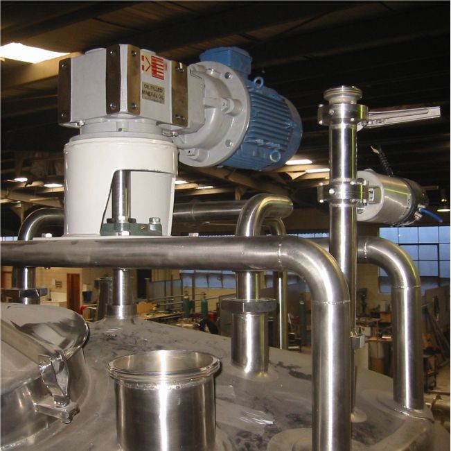 Drive – The mixer drive used for the manufacture of hair products.